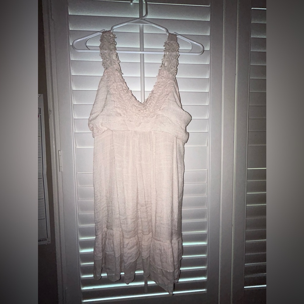 White dress/ cover up